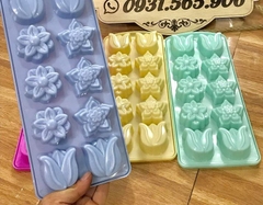Khay Đá Nhựa VT - KD37 - 10c - Hoa Tulip