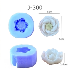 Khuôn Silicon - Hoa Cúc Xoay - Nhuỵ 5cm J-300