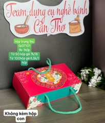 Hộp Giấy - Bánh Trung Thu Quai Xách - 2 Bánh - 2B02