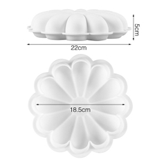 Khuôn Silicon - Đế - Hoa Mai 12 Cánh Lên Mâm Cúng