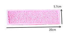 Khuôn Silicon - Viền Mảng Họa Tiết - Kim Tuyến 19x5cm