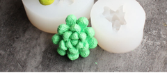Khuôn Silicon - Sen Đá TIA - 5x2.8cm - Nở Tầng Kim Cương