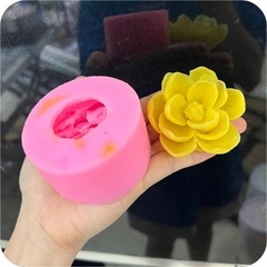 Khuôn Silicon - Hoa Hồng Lai -  6cm