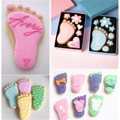 Khuôn Silicon - Em Bé - Bàn Chân 3-4cm 4c