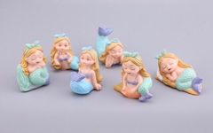 Tượng Thiên Thần - Tiên - Búp Bê Nhựa - PKD - Tiên Cá Nằm - 9cm