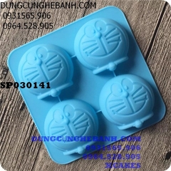 Khuôn Silicon - Động Vật - Doremon Mặt 4.5cm 4c
