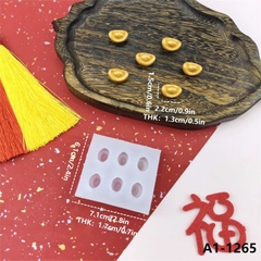Khuôn Silicon Thỏi Vàng Vĩ 6c - 2.2cm