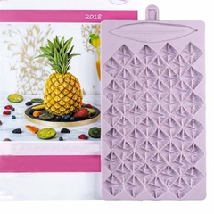 Khuôn Silicon - Viền Mảng 2D - Trái Khóm - Dứa 18x12cm