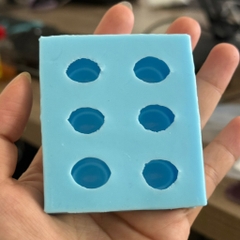 Khuôn Silicon Thỏi Vàng Vĩ 6c - 2.2cm