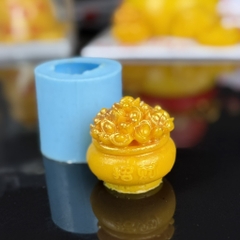 Khuôn Silicon - Hủ Vàng - 6.3cm Đứng SL75