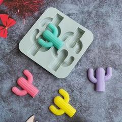 Khuôn Silicon - Sen Đá ĐỨNG  - Set - Vĩ 4 Chỉa
