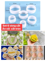 Vòng Ấn Cắt - Xôi Đậu Rau Cau - Set 6 Vòng Tròn