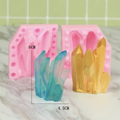 Khuôn Silicon - Ngọn Núi - Tảng Băng Núi 2 Mảnh 6cm