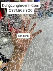 Cuộn Ren Lót Bánh Bảng Rộng 50cm Dài 4.6m - Ren Nhện - Chọn Màu