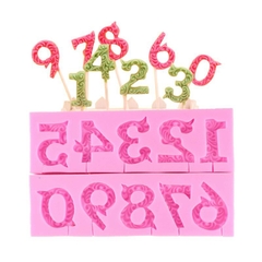 Khuôn Silicon - Số 0-9 - Số Hoa Văn 5cm