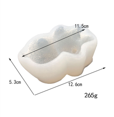 Khuôn Silicon - Động Vật - Gấu Nằm Ngủ - 11.5cm
