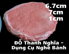 Khuôn Silicon - Món Ăn - Miếng Thịt - Tròn 7.1cm
