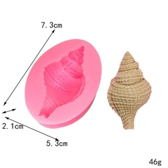 Khuôn Silicon - Sinh Vật Biển TH - Ốc Biển 6.5cm