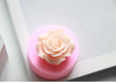 Khuôn Silicon - Hoa Hồng Nở - 3.3cm - Cánh Mỏng