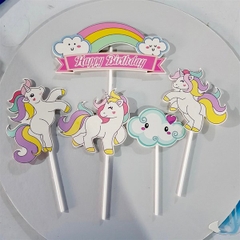 Set Cắm Ngựa Pony Đẹp Phụ Kiện Trang Trí Bánh