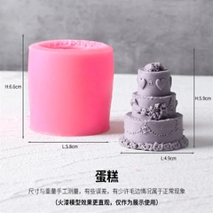 Khuôn Silicon - Bánh Kem - 3 Tầng
