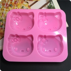 Khuôn Silicon - Mèo Kitty - Mặt 4c Lớn