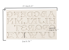 Khuôn Silicon - Chữ Cái IN - #3 - 2cm