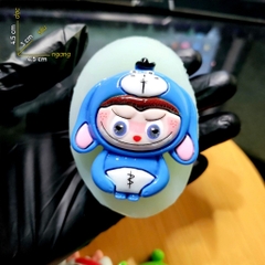 Khuôn Silicon - Labubu Nhỏ - Đứng stitch