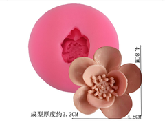 Khuôn Silicon - Hoa Lan - 4.8cm - Nhụy Mai 2 Tầng
