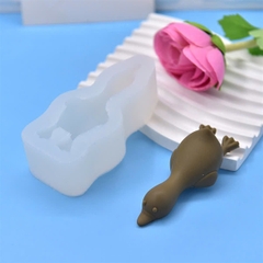 Khuôn Silicon - Động Vật - Vịt - Nằm Dài 7.8cm