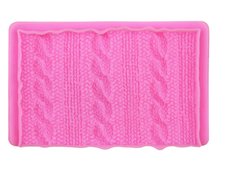 Khuôn Silicon - Viền Mảng Họa Tiết - Đan Len 15.5x10cm