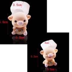 Khuôn Silicon - Động Vật - Heo Ngôi Có Yếm Set 2