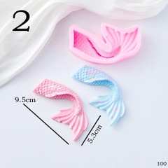 Khuôn Silicon - Biển - Đuôi Cá - #2 - 10.5x5cm