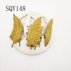 Khuôn Silicon - Lá 6-7cm - 3c - Tròn