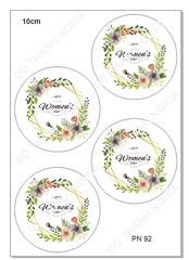 Decal Chủ Đề Phụ Nữ - DPN - PN92