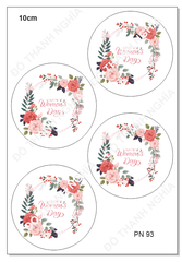 Decal Chủ Đề Phụ Nữ - DPN - PN93