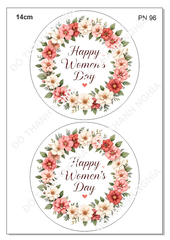 Decal Chủ Đề Phụ Nữ - DPN - PN96