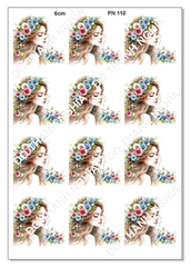 Decal Chủ Đề Phụ Nữ - DPN - PN110