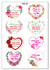 Decal Nhà Giáo 20/11 - DNG - DNG85