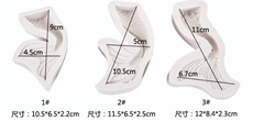 Khuôn Silicon - Biển - Đuôi Cá - #1 - 9x4.5cm
