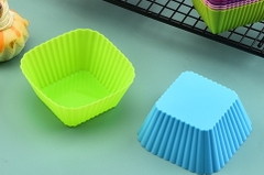 [10 cup] Khuôn Silicon - Cup Set 7cm - M13 - Vuông 7.6cm