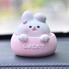 Khuôn Silicon - Động Vật - Con Thỏ Lucky 6.3cm