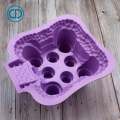Khuôn Silicon - Đế - Lâu Đài To 265 * 22 * ​​13cm