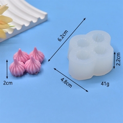 Khuôn Silicon Set 4 Khuôn Hoa Thị Xoắn