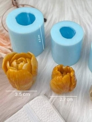 Khuôn Silicon - Hoa Tulip Thái Set 2
