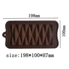 Khuôn Silicon - Viền VN - 17x8cm - VN07 - Tứ Giác