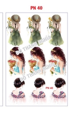 Decal Chủ Đề Phụ Nữ - DPN - DPN40