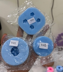Khuôn Silicon - Hoa Mai Đào - Set 3 V41 V42 V43