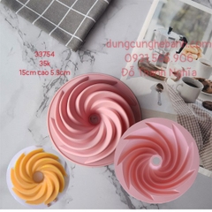 Khuôn Silicon - Đế - Xoắn Xao Xuyến 15cm Cao 5.5cm