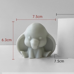 Khuôn Silicon - Động Vật - Con Voi 6.9cm